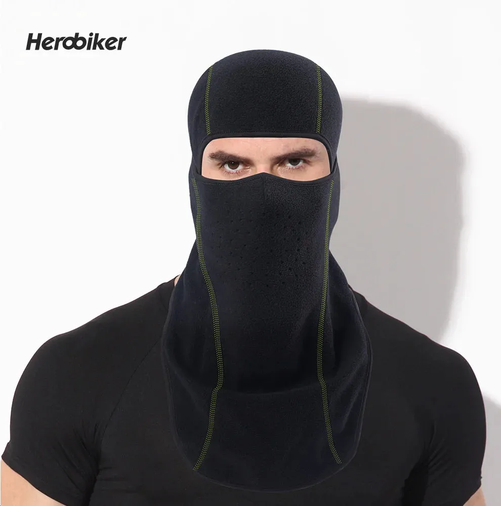 Autumn Winter Thermal Fleece Balaclava Windproof