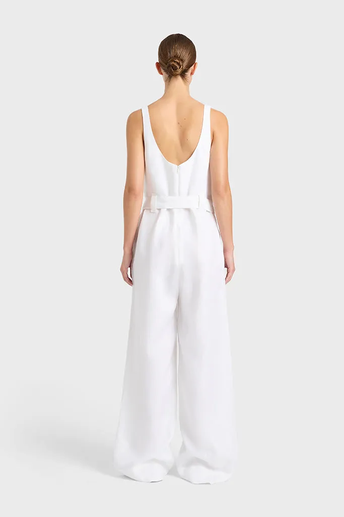 BONDI BORN - Varenna Jumpsuit - White