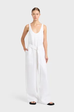 BONDI BORN - Varenna Jumpsuit - White