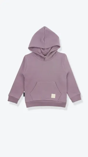 Brushed Terry Hoodie _ Elderberry