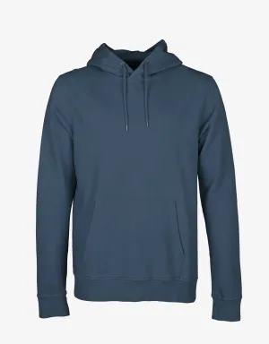 Classic Organic Hood - Petrol Blue