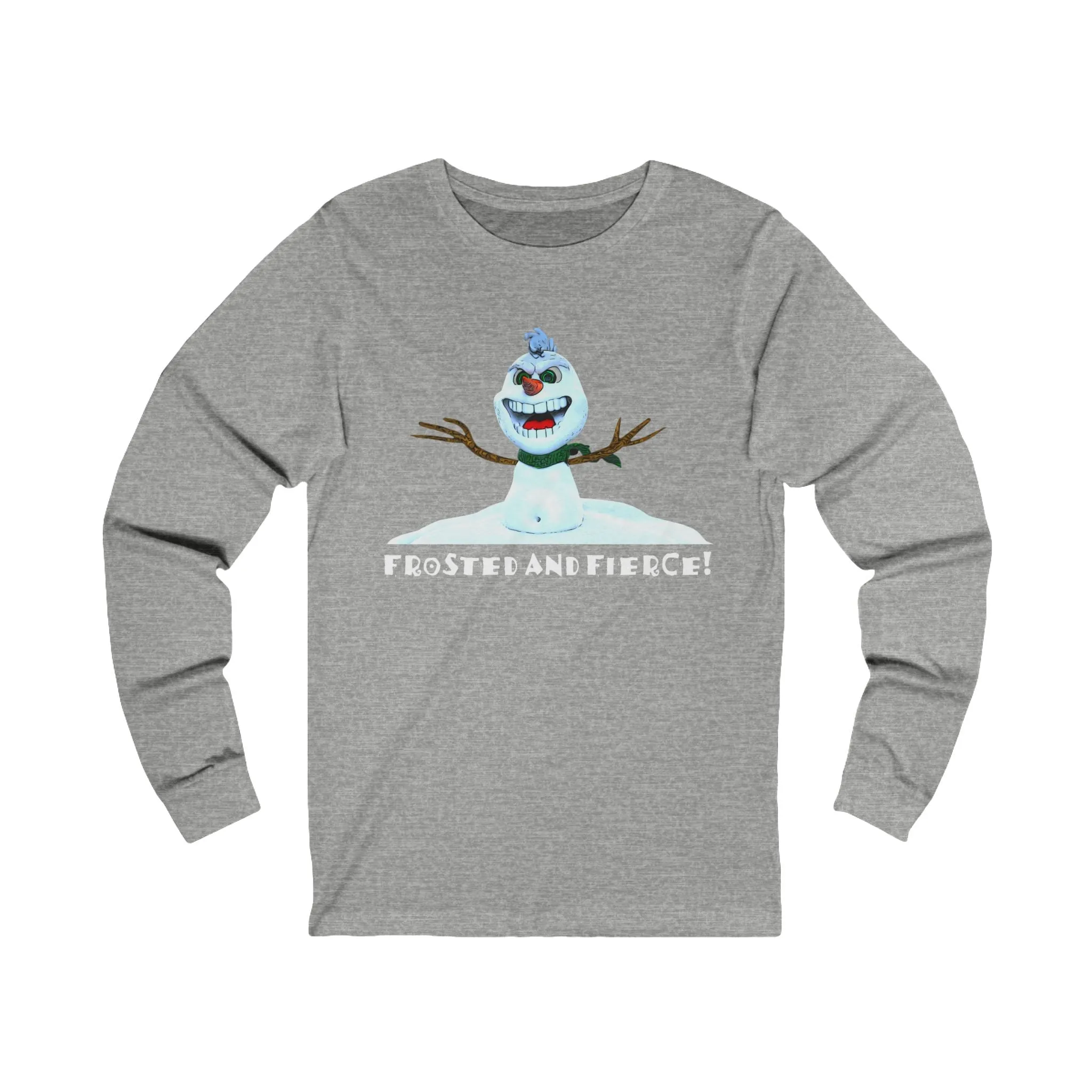 Crazy Snowman Unisex Jersey Long Sleeve Tee