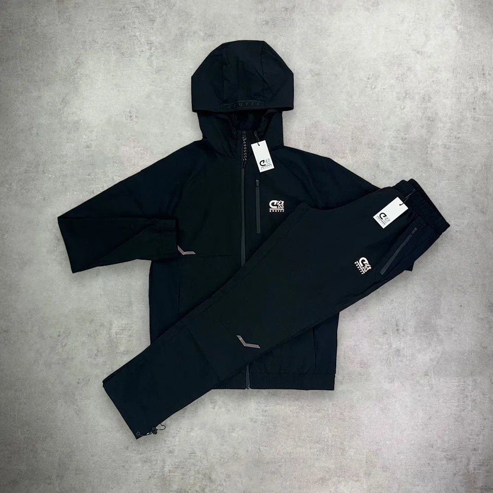 Cruyff Elite Tracksuit Set Black