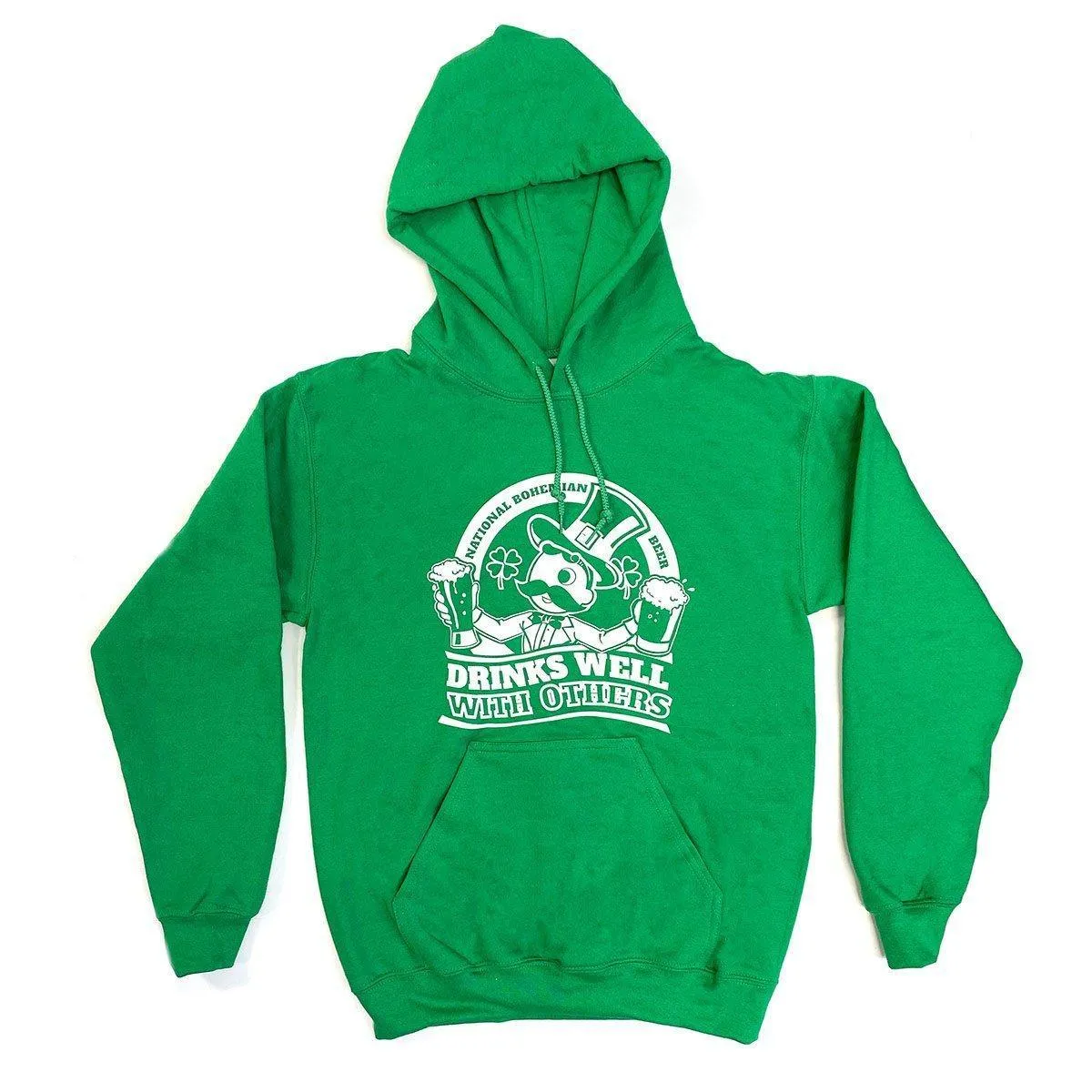 Drinks Well with Others - Natty Boh (Irish Green)/ Hoodie