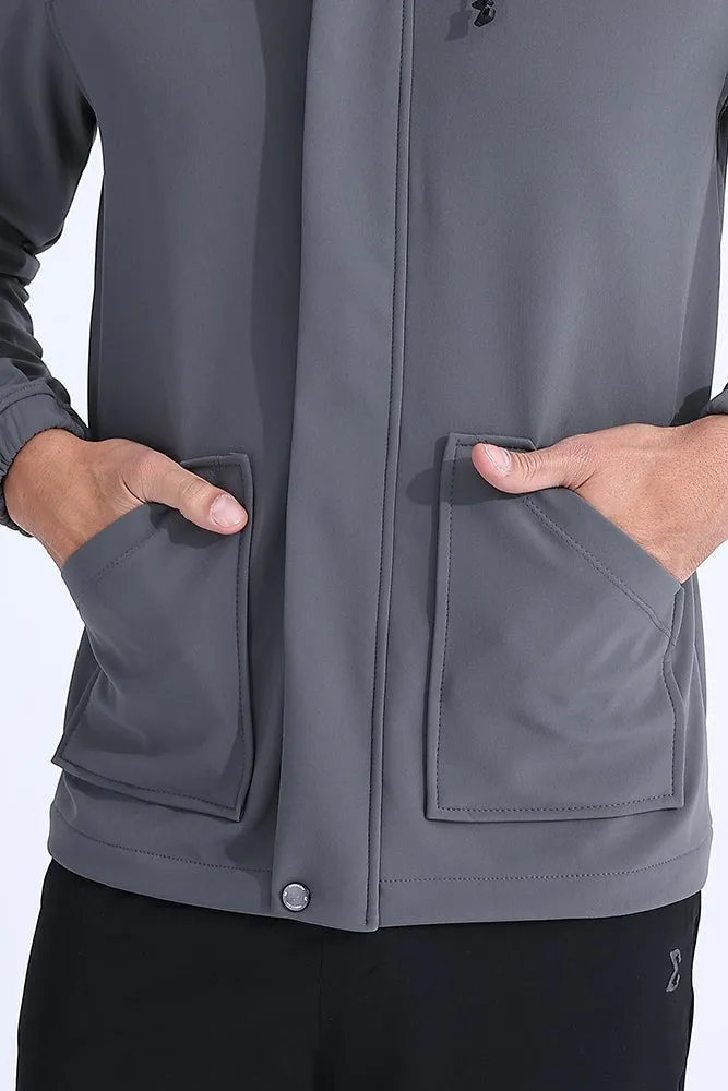 Gray Vital Zip Jacket