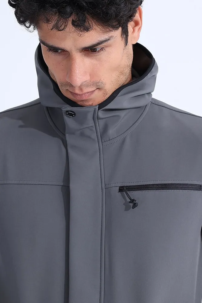 Gray Vital Zip Jacket