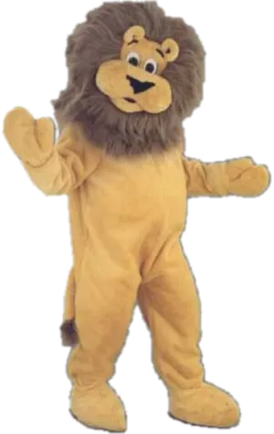 Happy Lion Mascot Costume