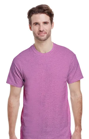 Heather Radiant Orchid Gildan Adult Unisex Heavy Cotton™ 5.3 oz. T-Shirt