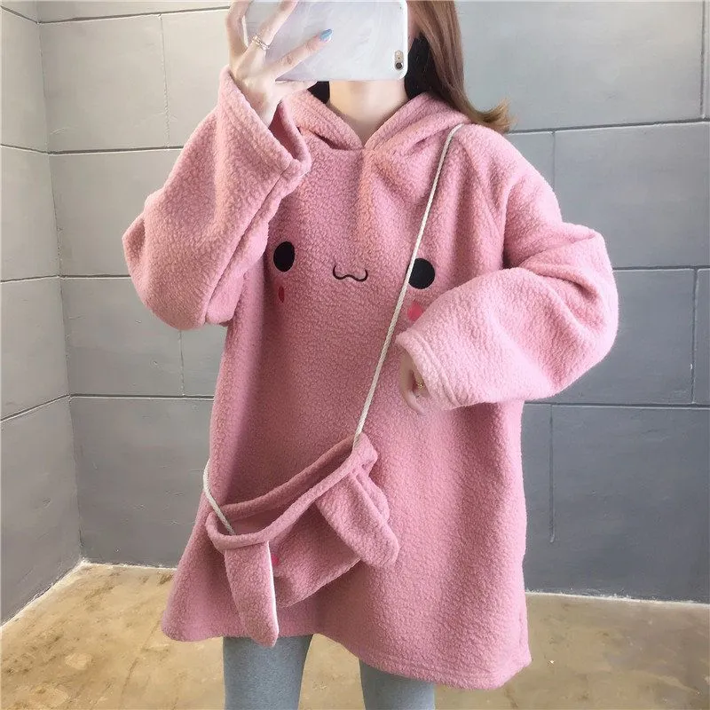 Loose Bunny Hoodie