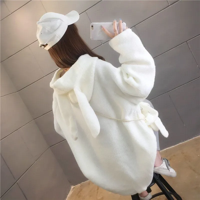 Loose Bunny Hoodie