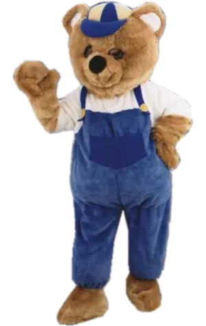 Luxury Cuddly Bear Mascot Costume