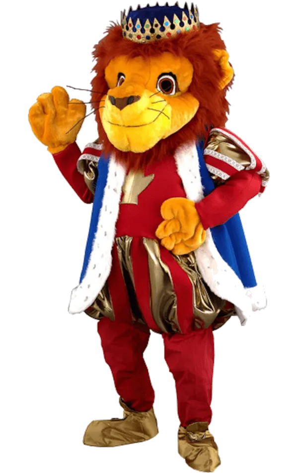 Luxury King Lion Mascot Costume