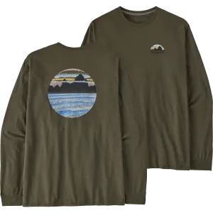 Men's Long Sleeve Skyline Stencil Responsibili-T