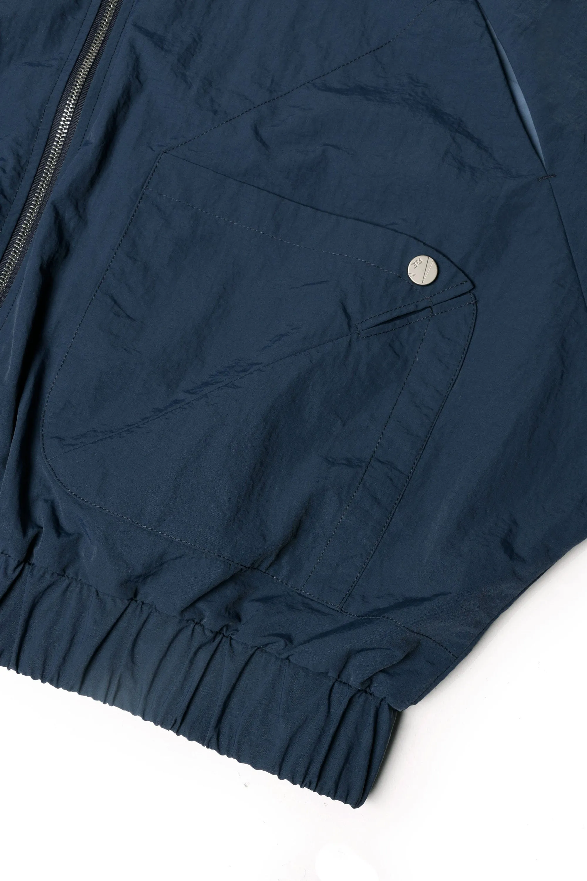 Navy Track Bomber Jacket