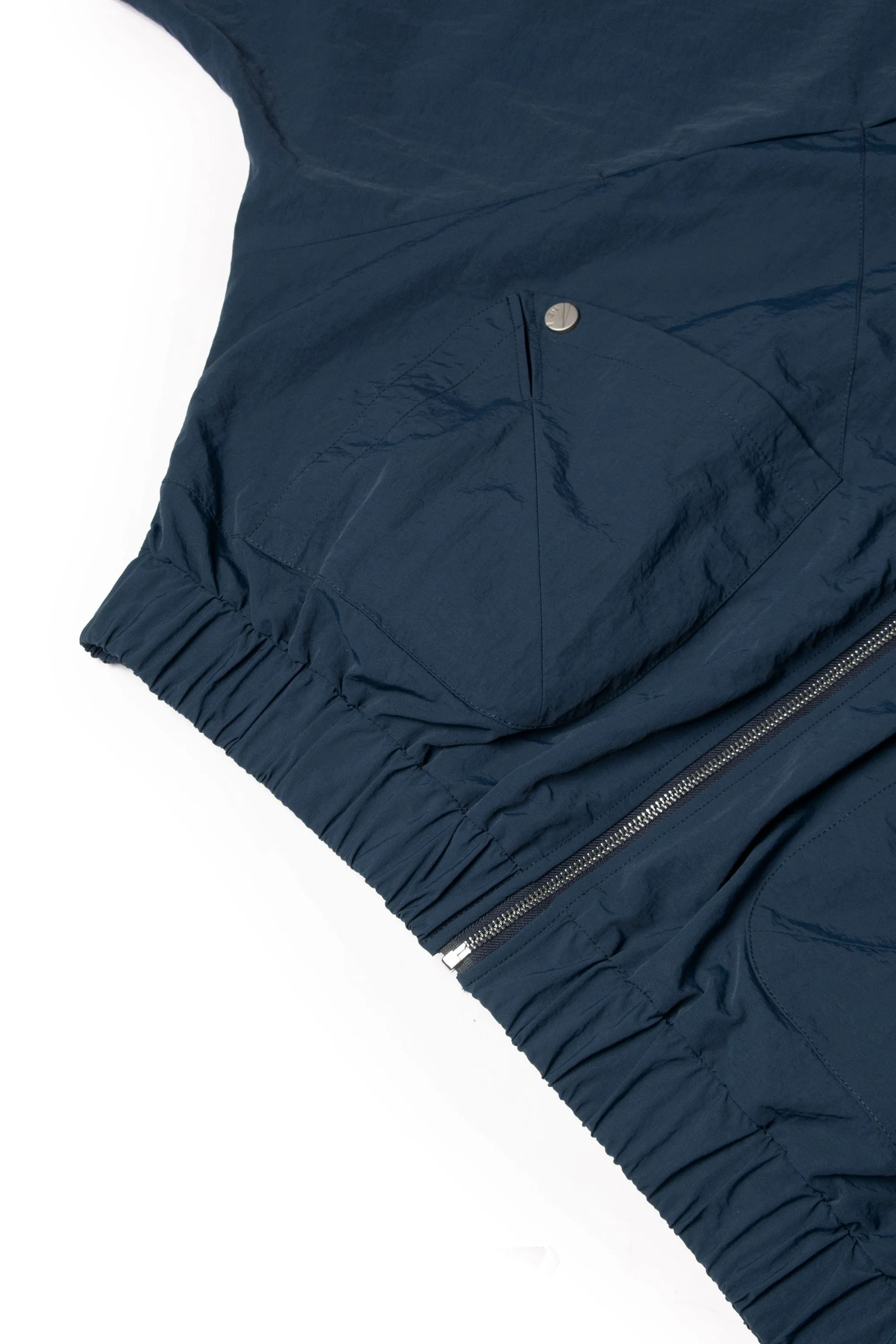 Navy Track Bomber Jacket