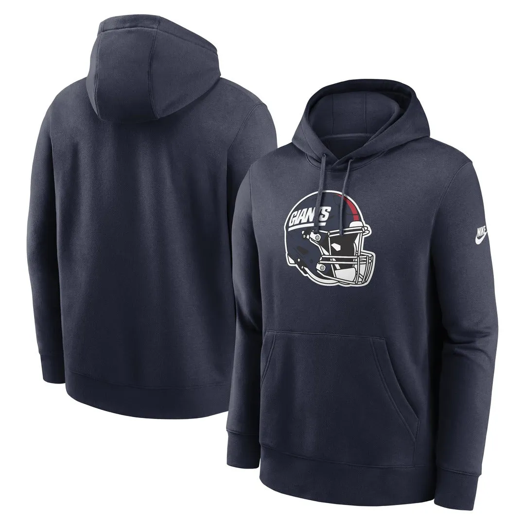 Nike Men's NFL New York Giants Rewind Club Logo Hoodie