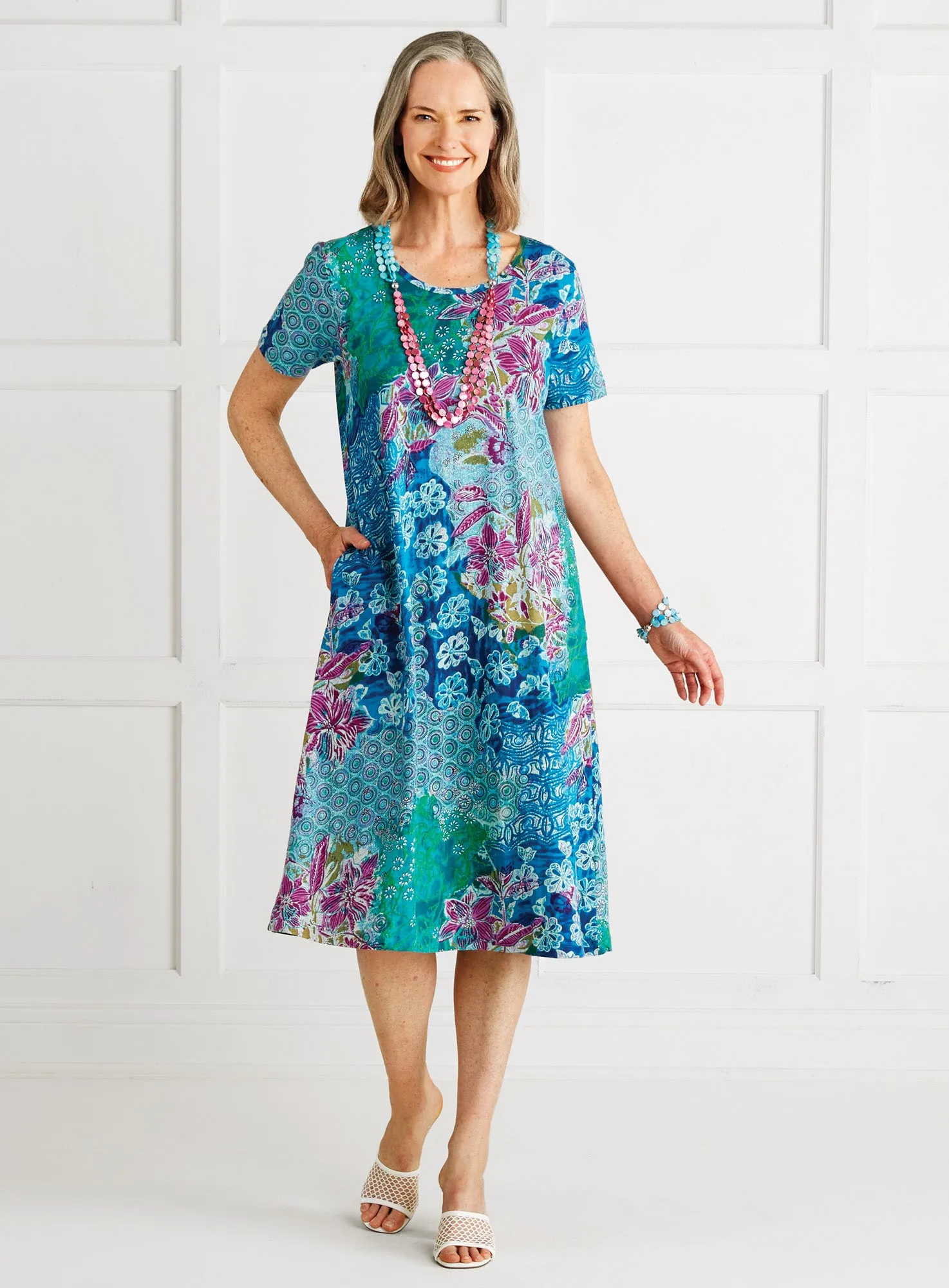 Orchid Garden Knit Dress