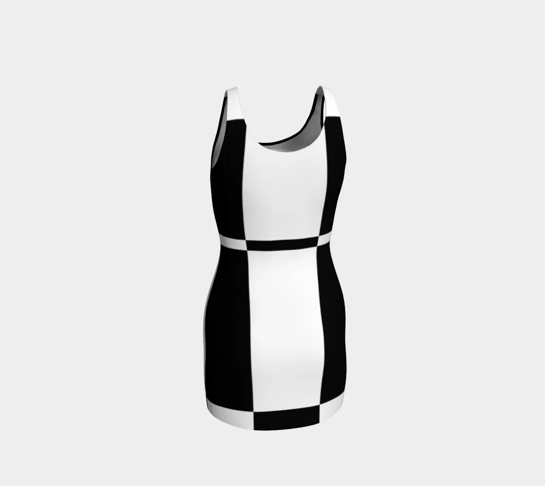 Pi Numeric Bodycon Dress