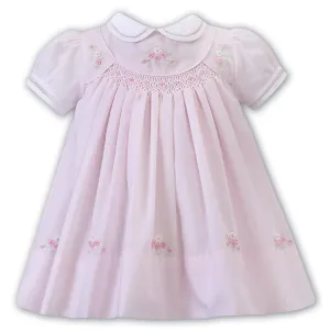 SARAH LOUISE - Smock Dress - Pink