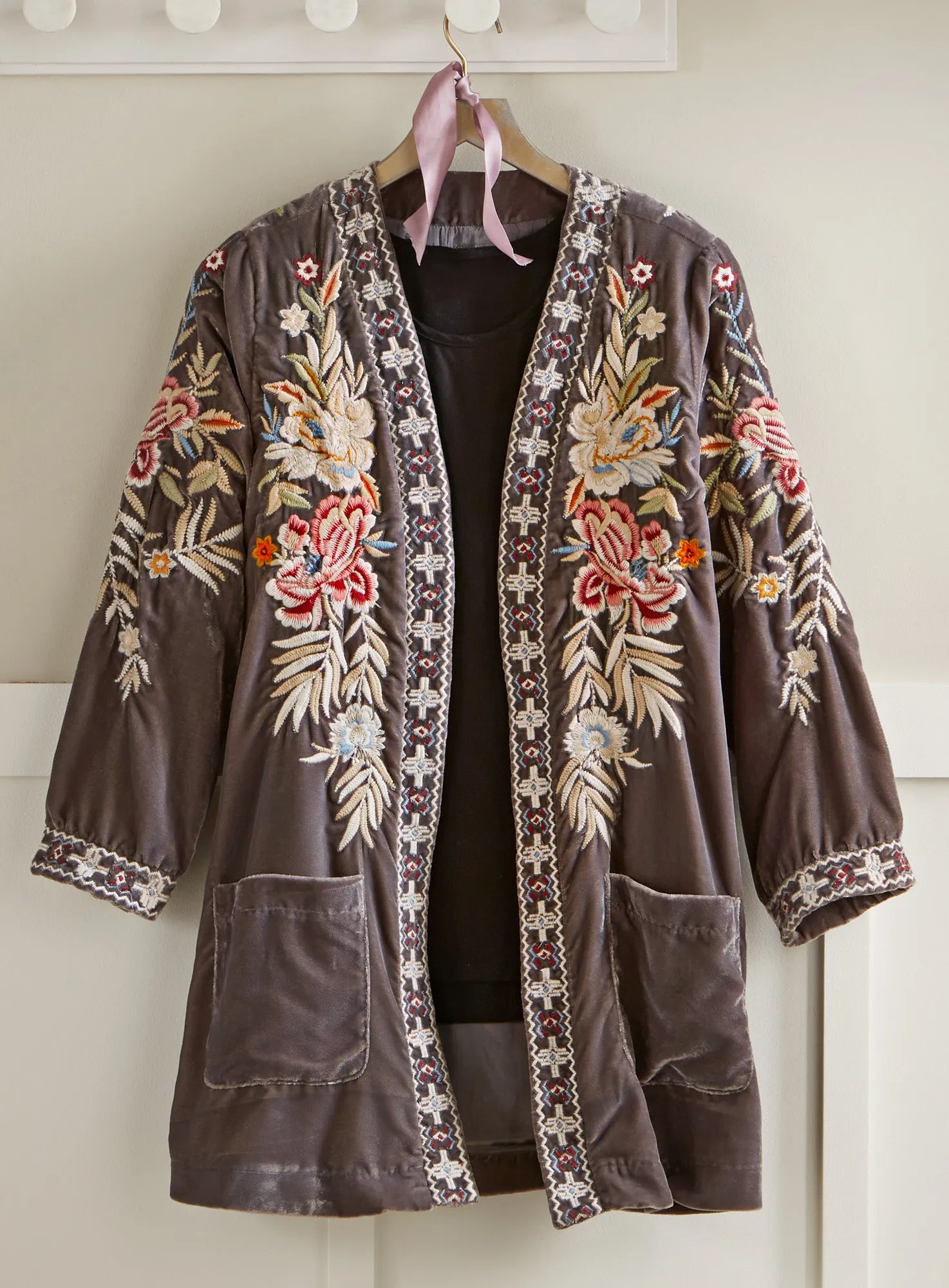 Some Velvet Morning Embroidered Jacket FINAL SALE (No Returns)