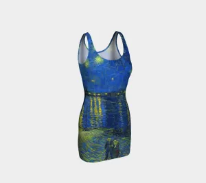 Starry Nights Over The Rhone Bodycon Dress