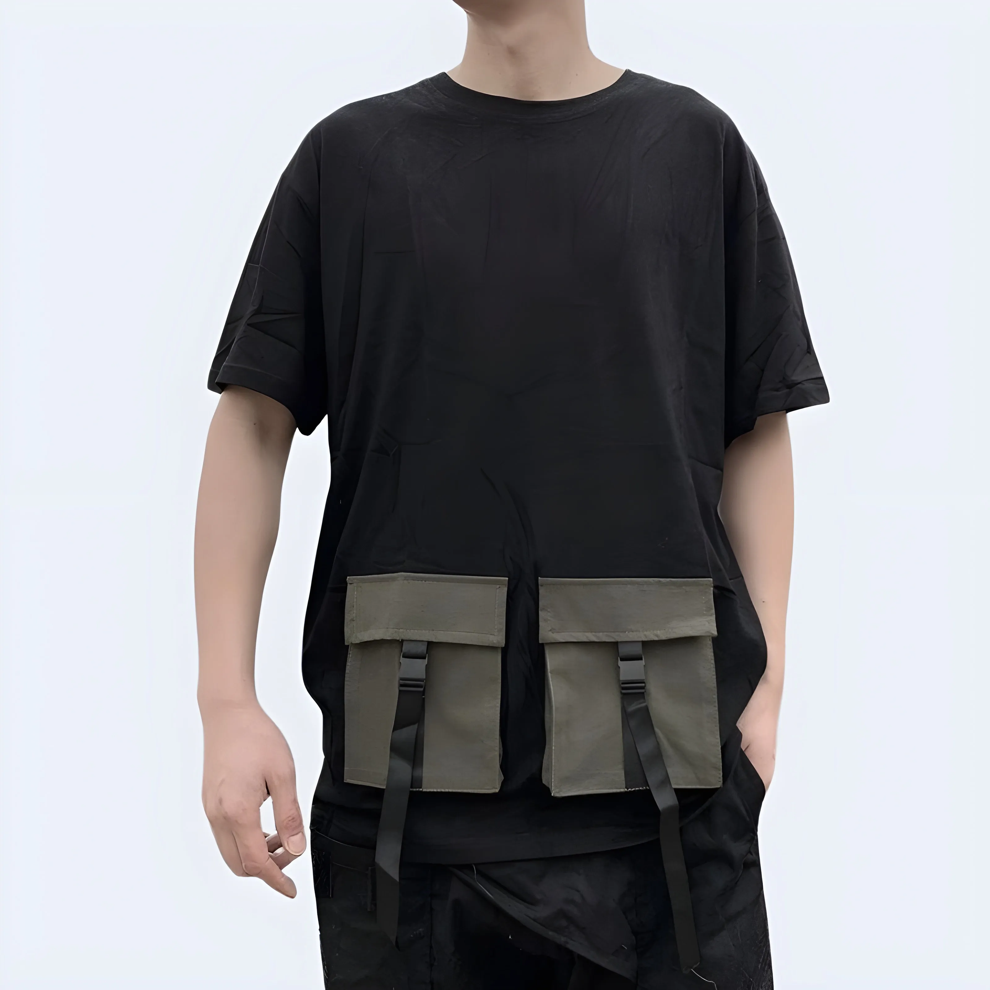 Techwear Reflective Pocket T-Shirt