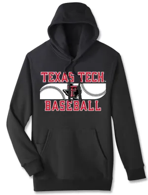 Texas Tech "Inspo" Baseball Black Hoodie