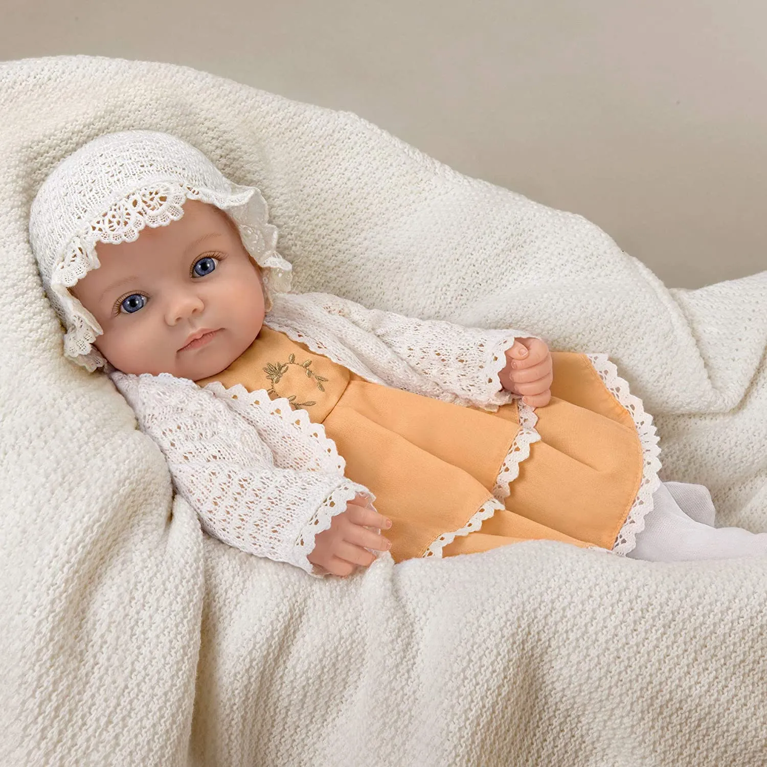 The Ashton-Drake Galleries Such A Doll Photo Contest Collection Issue #7: 'Rosalie' Baby Doll Handcrafted Lifelike with RealTouch® Vinyl and Hand-Rooted Hair by Ping Lau 17-Inches