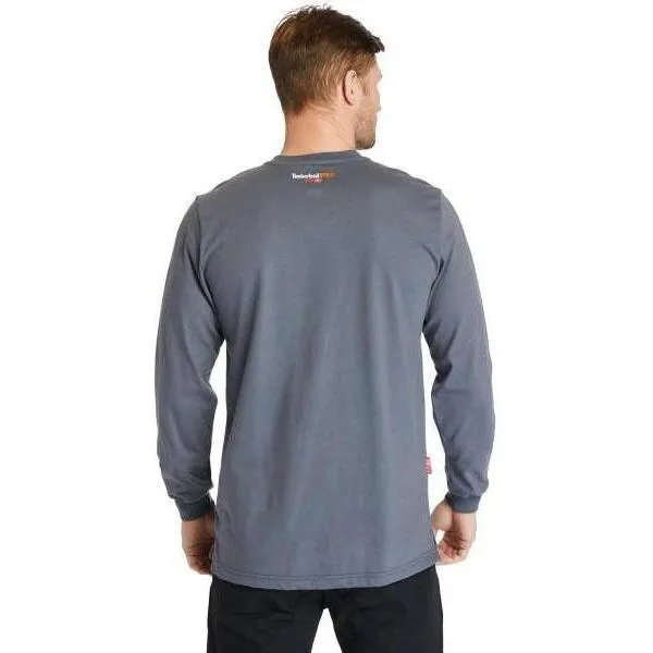 Timberland Pro Men's Flame Resistant Long Sleeve Work Henley - Charcoal - TB0A23P4003