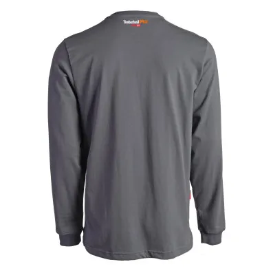 Timberland Pro Men's Flame Resistant Long Sleeve Work Henley - Charcoal - TB0A23P4003