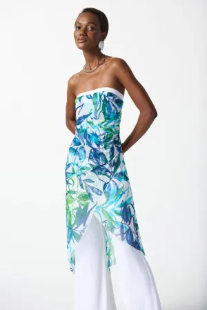 Women's Joseph Ribkoff | Tropical Print Jumpsuit | Vanilla Multi